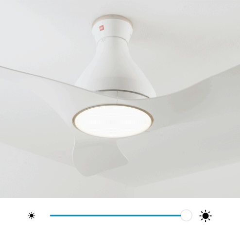 KDK H56GP With Light Ceiling Fan (WHITE)