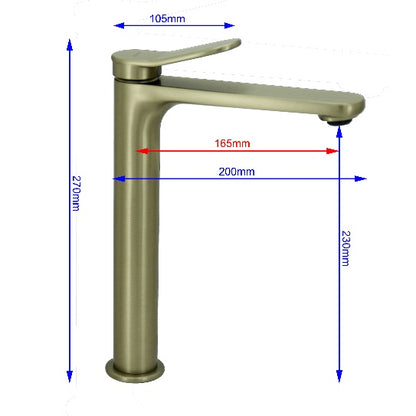Fidelis FT-7102C HBG Tall Basin Tap