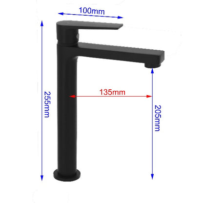 Fidelis FT-66A2C-BK Tall Basin Tap