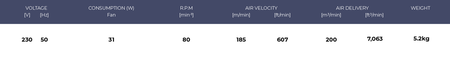 KDK E48HP No Light Ceiling Fan (BROWN)