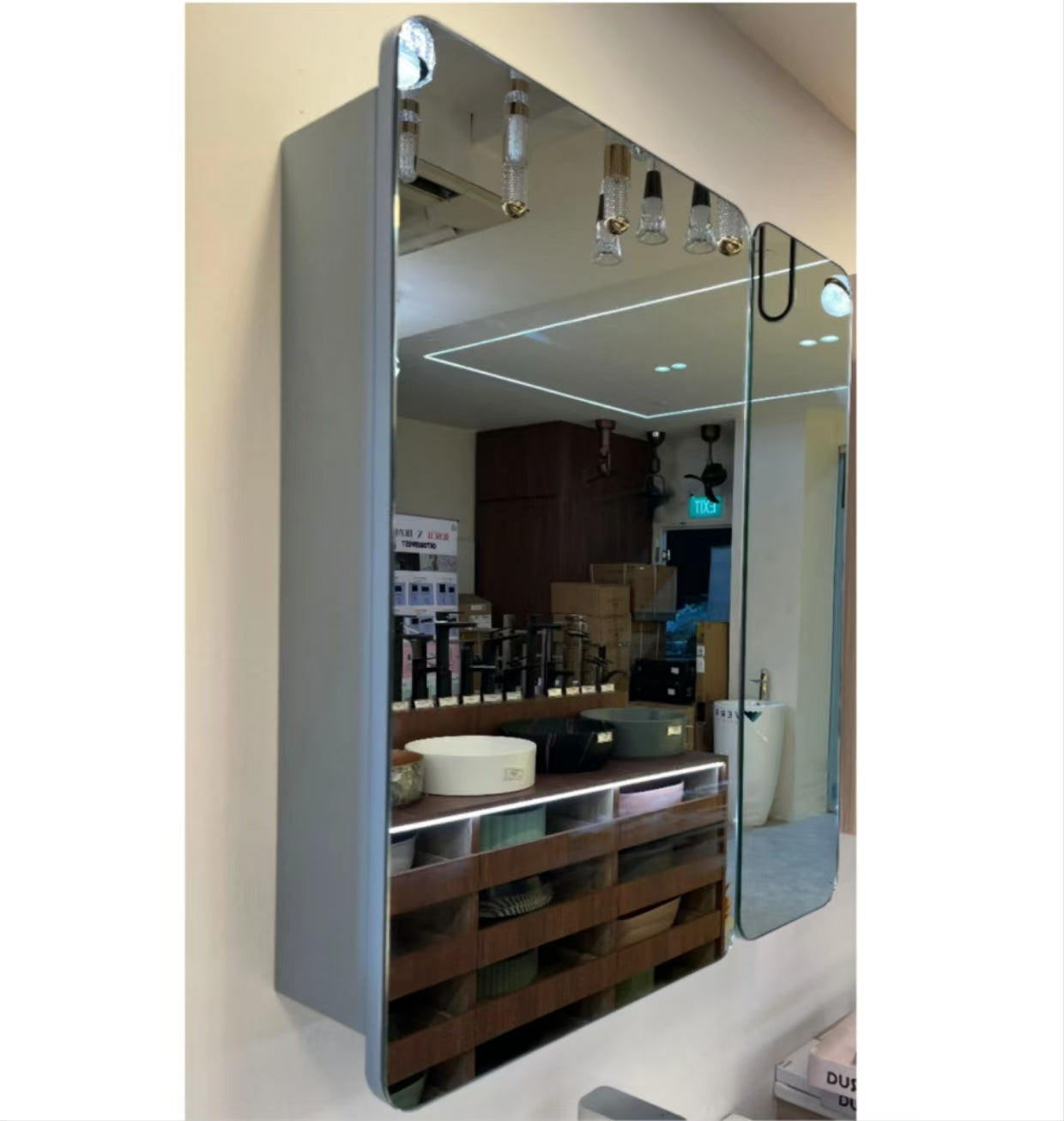 Dusche 2006065RSB 60cm Mirror Cabinet (Sky Blue)