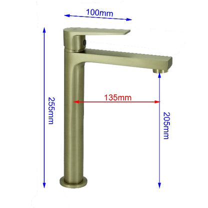 Fidelis FT-66A2C-HBG Tall Basin Tap