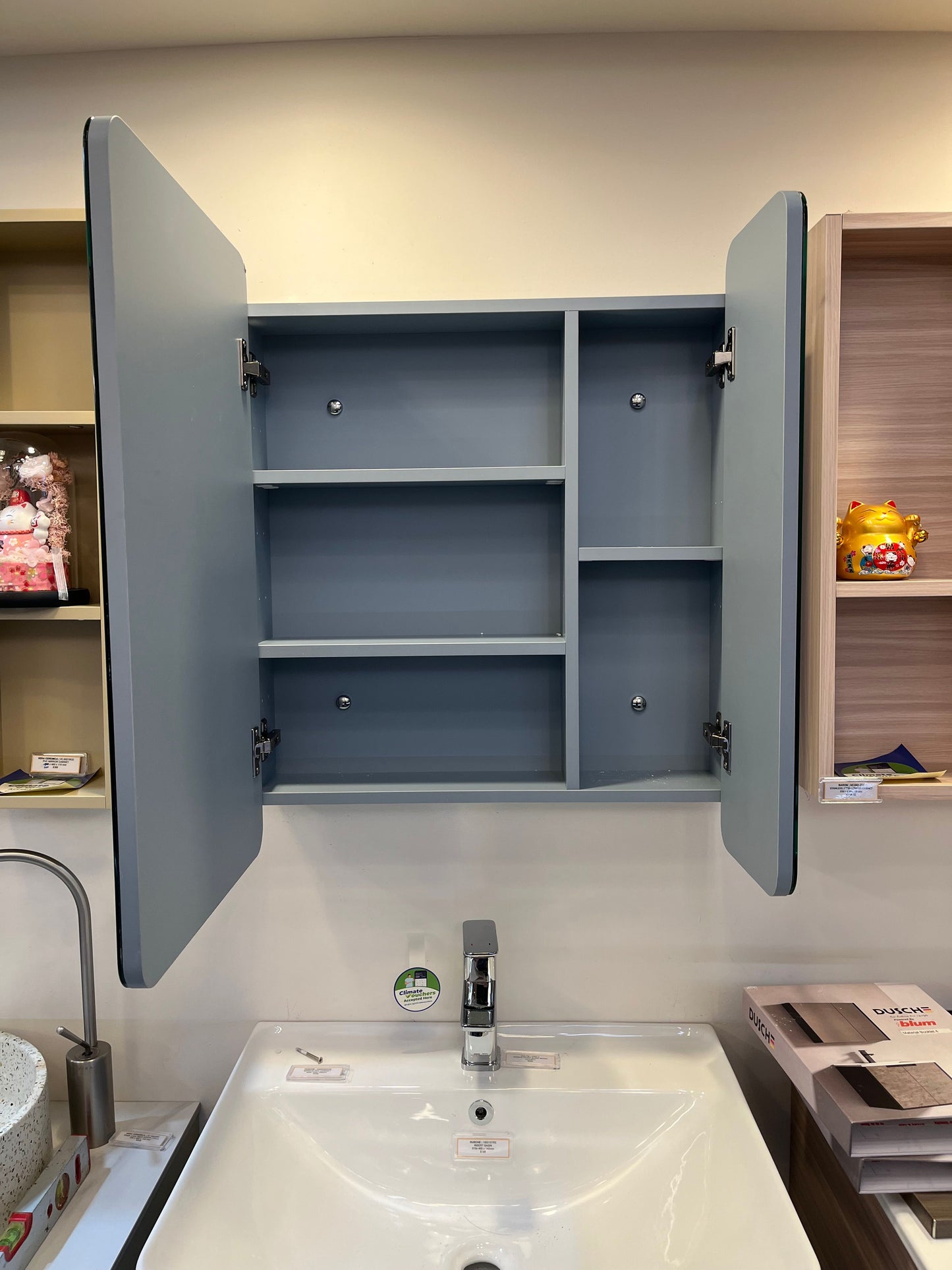 Dusche 2006065RSB 60cm Mirror Cabinet (Sky Blue)