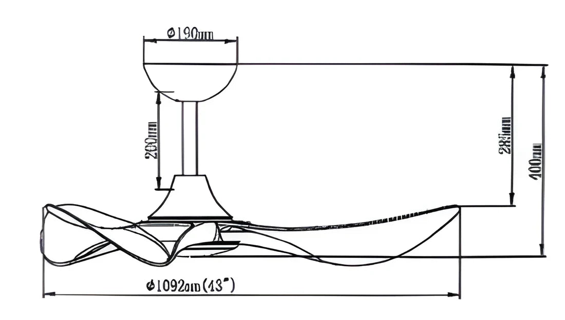Alaska CURA 52" Ceiling Fan With 20W LED RGB (White Parquet Wood)