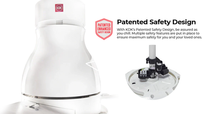 KDK E48GP With Light Ceiling Fan (WHITE)