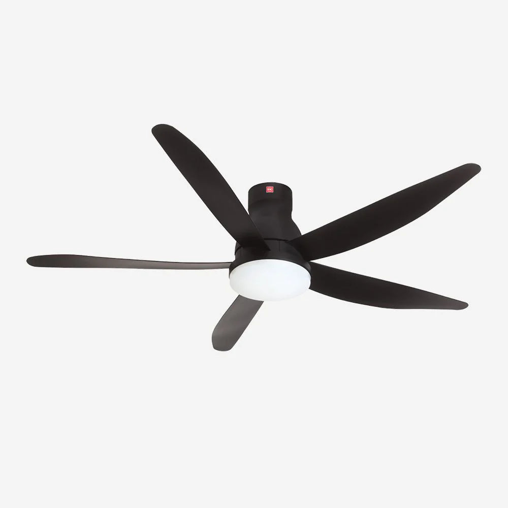 KDK U60FP With Light Ceiling Fan (BLACK)