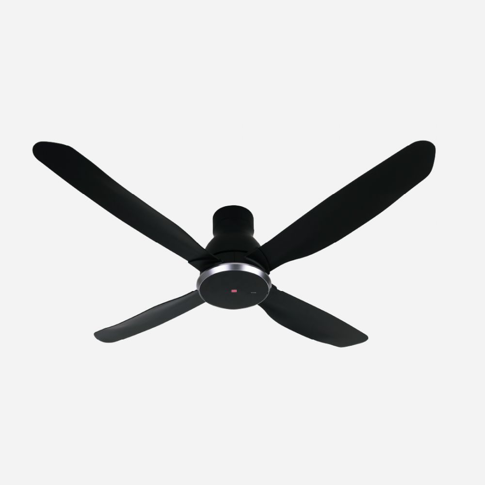 KDK W56WV No Light Ceiling Fan (Black)
