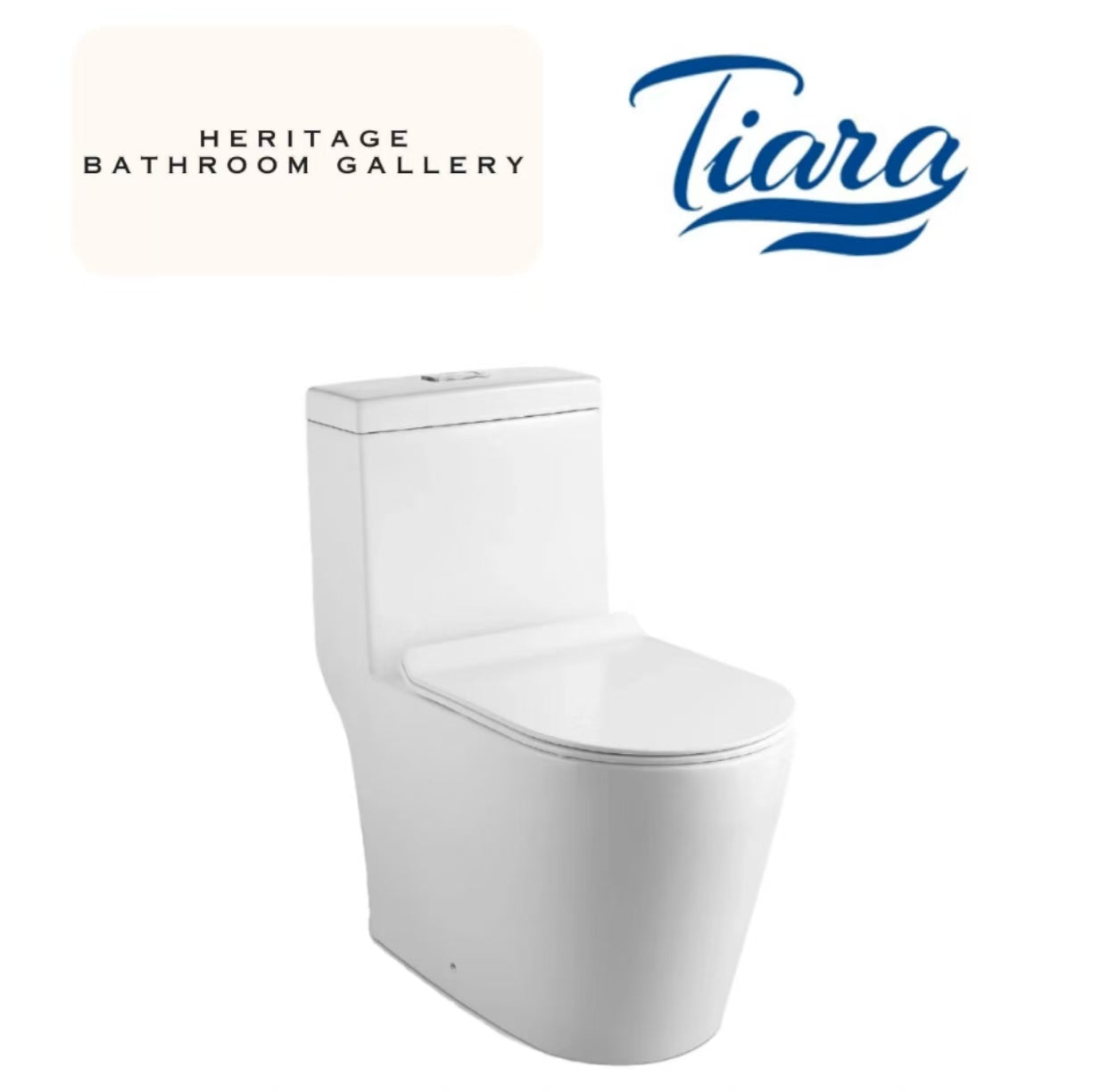 Tiara T535 One-Piece Toilet Bowl (Rimless Flush)